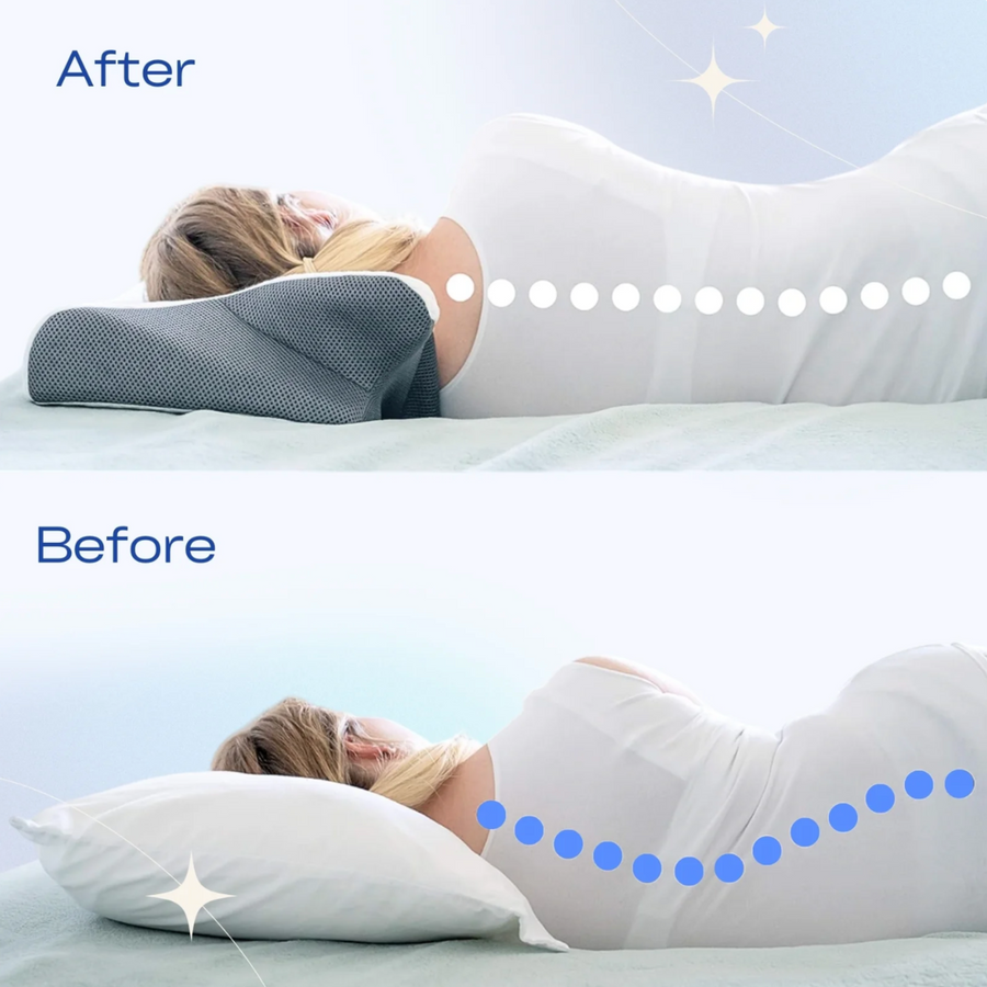 Ergonomic Support Pillow - Feel Fully Rested