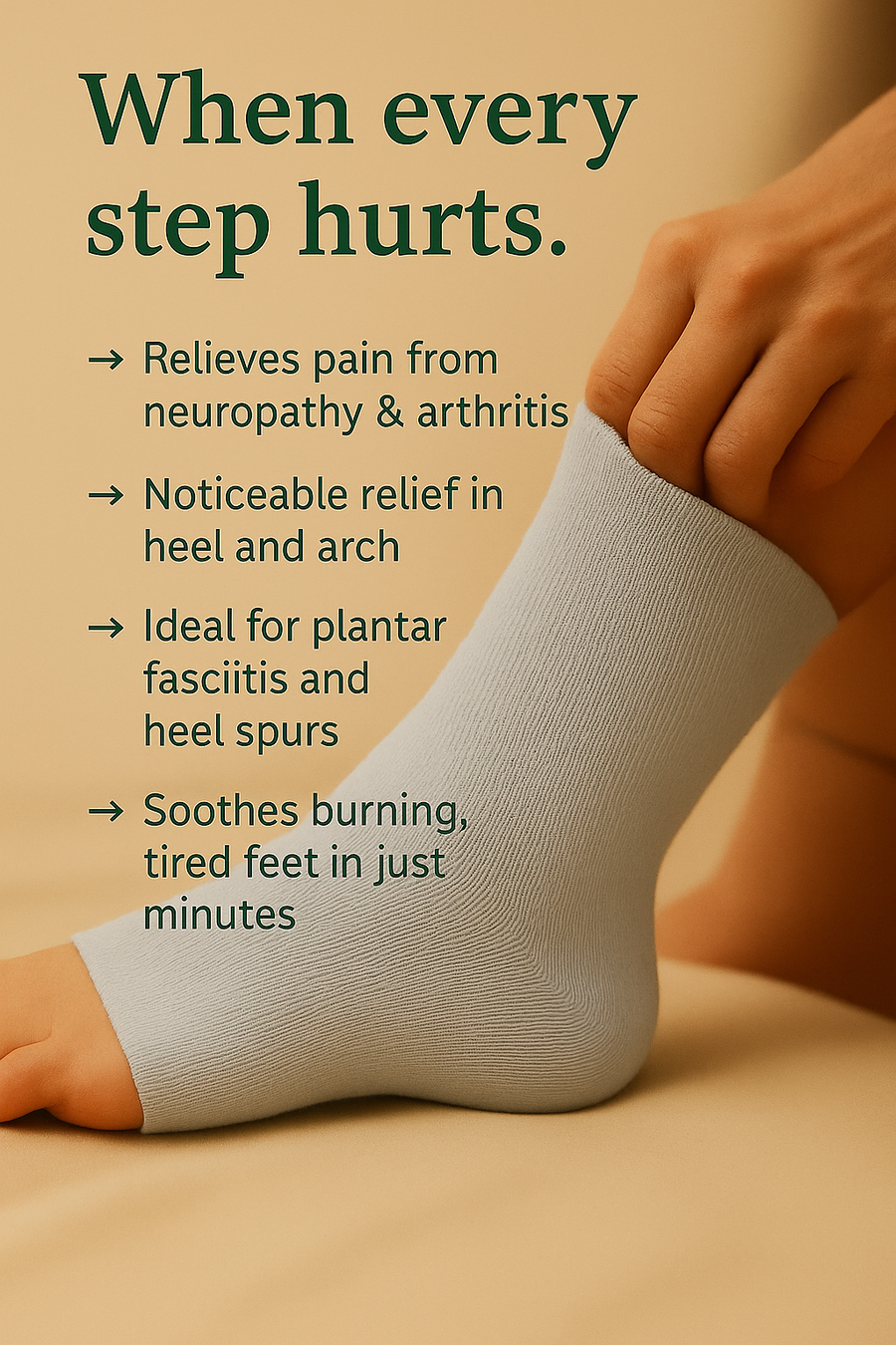 BambooFit Compression Socks - Natural Relief for Painful Feet, Premium Bamboo Fibers